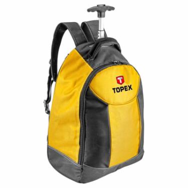 Сумка для инструмента Topex рюкзак монтерський на колесах Фото