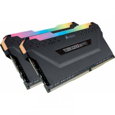 Модуль памяти для компьютера Corsair DDR4 32GB (2x16GB) 3200 MHz Vengeance RGB Pro Blac Фото 3