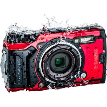 Цифровой фотоаппарат Olympus TG-6 Red (Waterproof - 15m; GPS; 4K; Wi-Fi) Фото 5