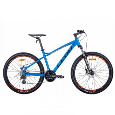 Велосипед Leon 26" HT-90 AM DD рама-19" Al 2020 синий с оранжевым Фото