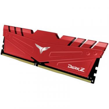 Модуль памяти для компьютера Team DDR4 16GB (2x8GB) 3000 MHz T-Force Dark Z Red Фото 2
