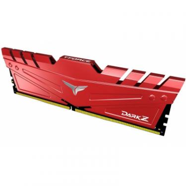 Модуль памяти для компьютера Team DDR4 16GB (2x8GB) 3000 MHz T-Force Dark Z Red Фото 3
