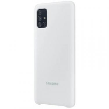 Чехол для мобильного телефона Samsung Silicone Cover для Galaxy A51 (A515F) White Фото 2