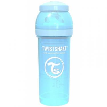 Бутылочка для кормления Twistshake антиколиковая 260 мл, светло-голубая Фото
