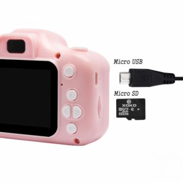 Интерактивная игрушка XoKo Цифровой детский фотоаппарат розовый Фото 2