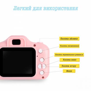 Интерактивная игрушка XoKo Цифровой детский фотоаппарат розовый Фото 3