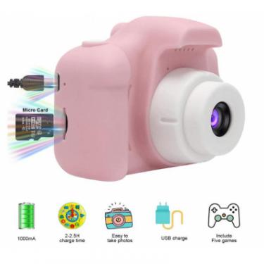 Интерактивная игрушка XoKo Цифровой детский фотоаппарат розовый Фото 4