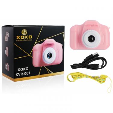 Интерактивная игрушка XoKo Цифровой детский фотоаппарат розовый Фото 7