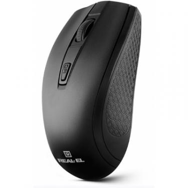 Мышка REAL-EL RM-308 Wireless Black Фото 1