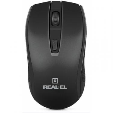 Мышка REAL-EL RM-308 Wireless Black Фото 6