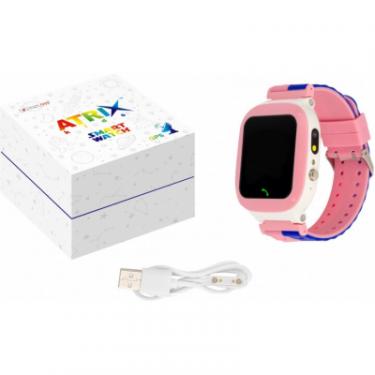 Смарт-часы Atrix iQ2200 IPS Cam Flash Pink Kids smart watch-phone, Фото 2