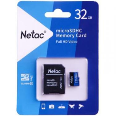 Карта памяти Netac 32GB microSD class 10 UHS-I U1 Фото 1