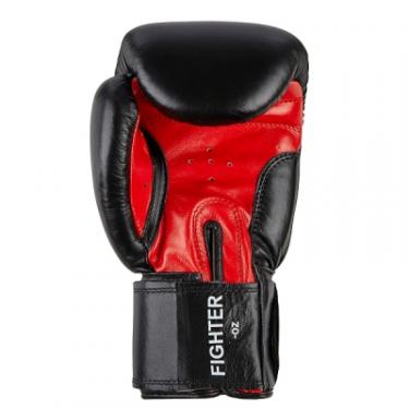 Боксерские перчатки Benlee Fighter 14oz Black/Red Фото 2