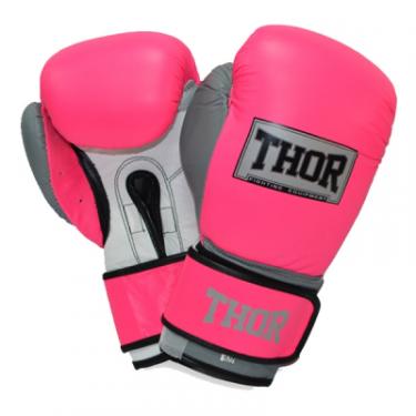 Боксерские перчатки Thor Typhoon 16oz Pink/Grey/White Фото