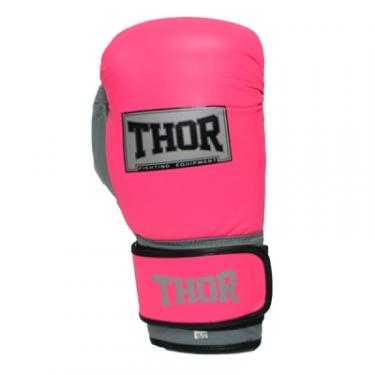 Боксерские перчатки Thor Typhoon 16oz Pink/Grey/White Фото 2