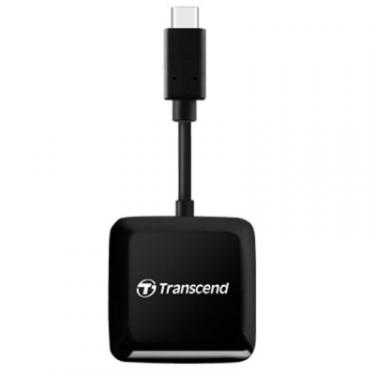 Считыватель флеш-карт Transcend USB 3.2 Gen 1 Type-C SD/microSD Black Фото