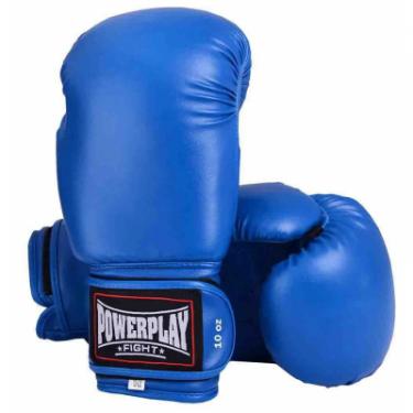 Боксерские перчатки PowerPlay 3004 14oz Blue Фото