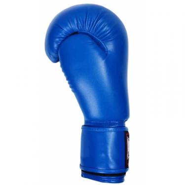 Боксерские перчатки PowerPlay 3004 14oz Blue Фото 4