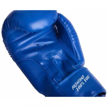 Боксерские перчатки PowerPlay 3004 14oz Blue Фото 5
