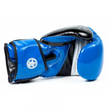 Боксерские перчатки PowerPlay 3007 16oz Blue Фото 2