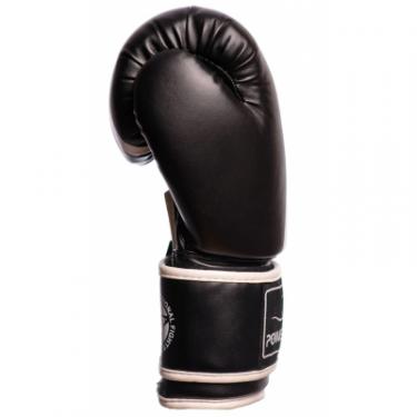 Боксерские перчатки PowerPlay 3010 16oz Black/White Фото 1