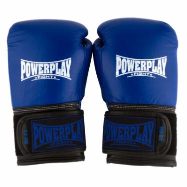 Боксерские перчатки PowerPlay 3015 14oz Blue Фото 4