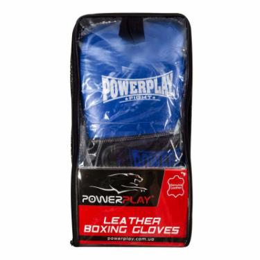 Боксерские перчатки PowerPlay 3015 14oz Blue Фото 5