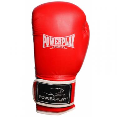Боксерские перчатки PowerPlay 3019 16oz Red Фото 2