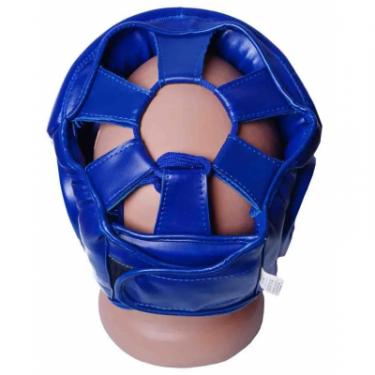 Боксерский шлем PowerPlay 3043 L Blue Фото 5