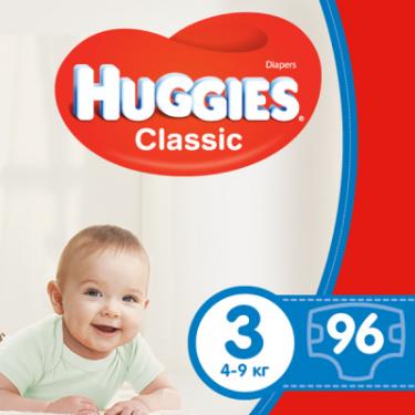 Подгузники Huggies Classic 3 (4-9 кг) Giga 96 шт Фото