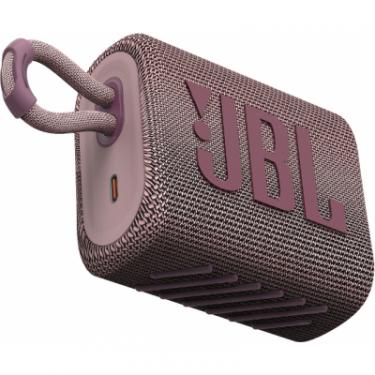 Акустическая система JBL Go 3 Pink Фото 8