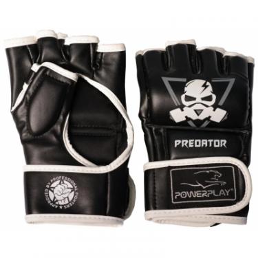 Перчатки для MMA PowerPlay 3056 А M Black/White Фото