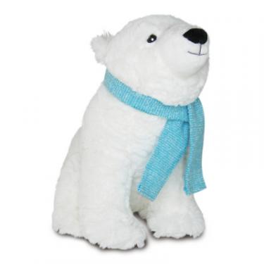 Мягкая игрушка Aurora Медведь полярный со шарфом 25 см Фото