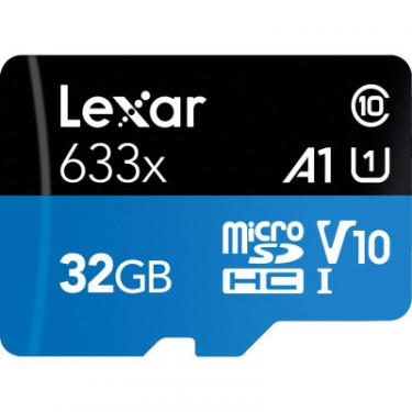 Карта памяти Lexar 32GB microSDHC class 10 UHS-I 633x Фото