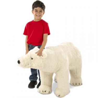 Мягкая игрушка Melissa&Doug плюшевый полярный медведь, 91 см Фото 1