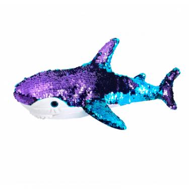 Мягкая игрушка Fancy Акула подруга Blahaj с пайетками 49 см Фото 2