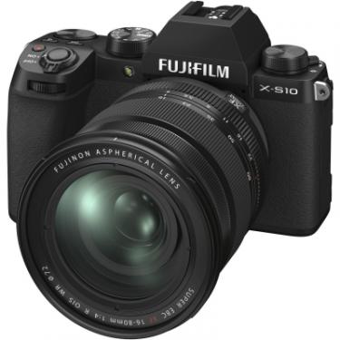 Цифровой фотоаппарат Fujifilm X-S10+ XF 16-80mm F4.0 Kit Black Фото