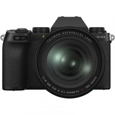 Цифровой фотоаппарат Fujifilm X-S10+ XF 16-80mm F4.0 Kit Black Фото 1