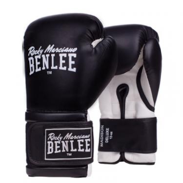 Боксерские перчатки Benlee Madison Deluxe 10oz Black/White Фото