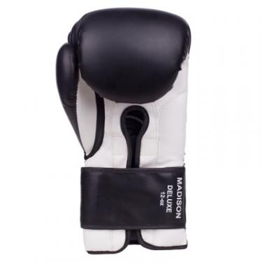 Боксерские перчатки Benlee Madison Deluxe 10oz Black/White Фото 2