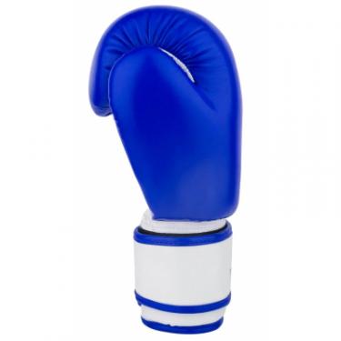 Боксерские перчатки PowerPlay 3004 JR 6oz Blue/White Фото 1
