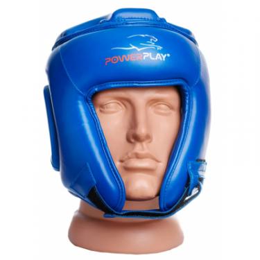 Боксерский шлем PowerPlay 3045 S Blue Фото 1