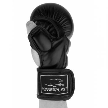 Перчатки для MMA PowerPlay 3026 L Black Фото 2