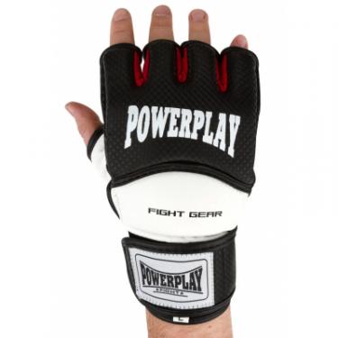 Перчатки для MMA PowerPlay 3075 XL Black/White Фото 3