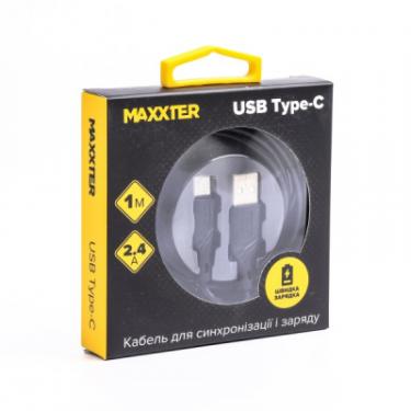 Дата кабель Maxxter USB 2.0 AM to Type-C 1.0m Фото 1
