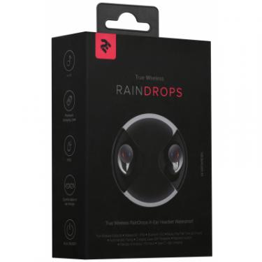 Наушники 2E RainDrops True Wireless Waterproof Mic Black Фото 3