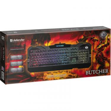 Клавиатура Defender Butcher GK-193DL RGB USB RU Black Фото 6