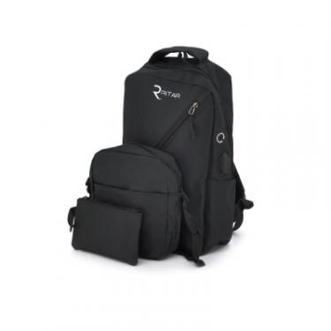 Рюкзак для ноутбука Voltronic 15.6" YT-B15,6"N-B3 Black, Q80, SET Фото