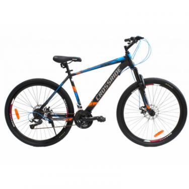 Велосипед Crossride Spider 27.5" рама-17" St Black/Blue Фото
