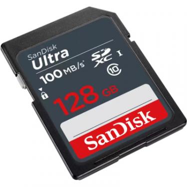 Карта памяти SanDisk 128GB SDXC class 10 UHS-1 Фото 1